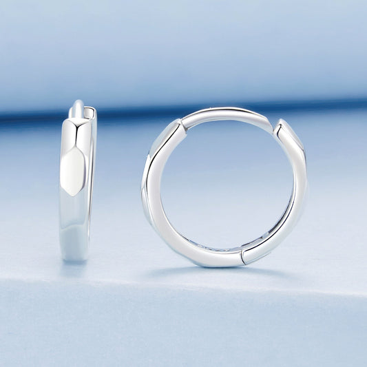 925 Sterling Silver Earrings 1.3*0.3cm for Women - view 2