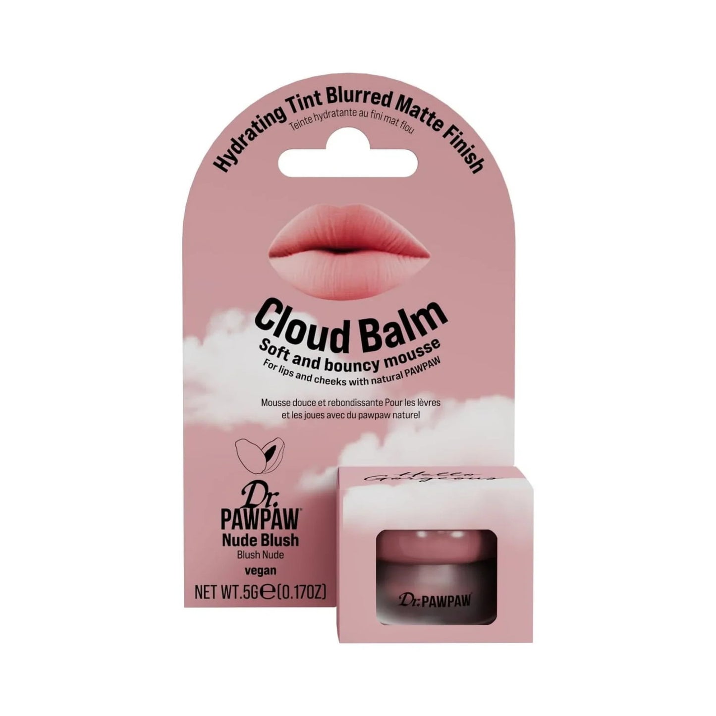 Dr. PawPaw, Cloud Balm, Matte & Hydrating, Cream Blush, Nude Blush, 5 g