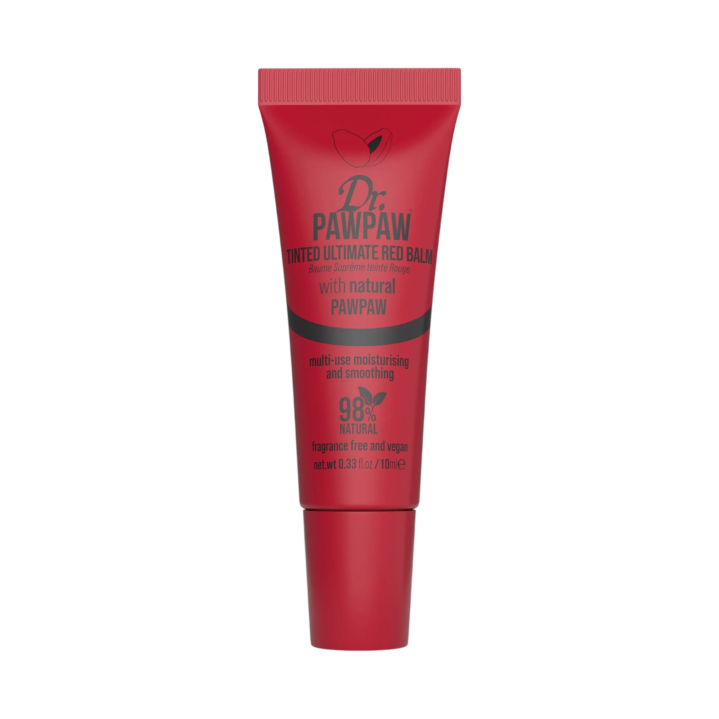 Dr. PawPaw, Multipurpose, Tinted, Lip Balm, Red, 10 ml