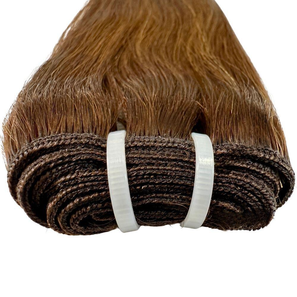 Raw Dark Brown Straight 100% Human Hair Bundles Luxegan