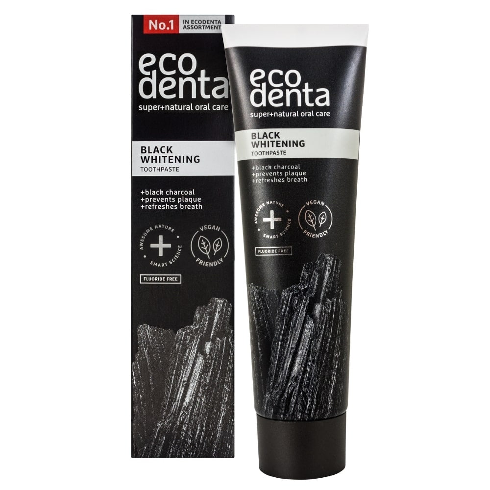 Ecodenta, Black Whitening, Whitening & Freshening, Toothpaste, 100 ml