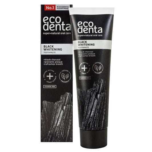 Ecodenta, Black Whitening, Whitening & Freshening, Toothpaste, 100 ml