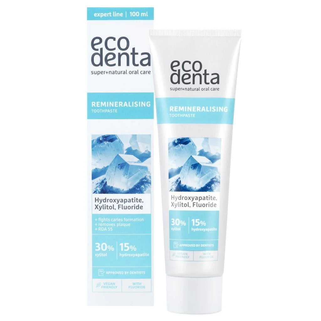 Ecodenta, Remineralising, Anti-Caries & Anti-Plaque, Toothpaste, 100 ml