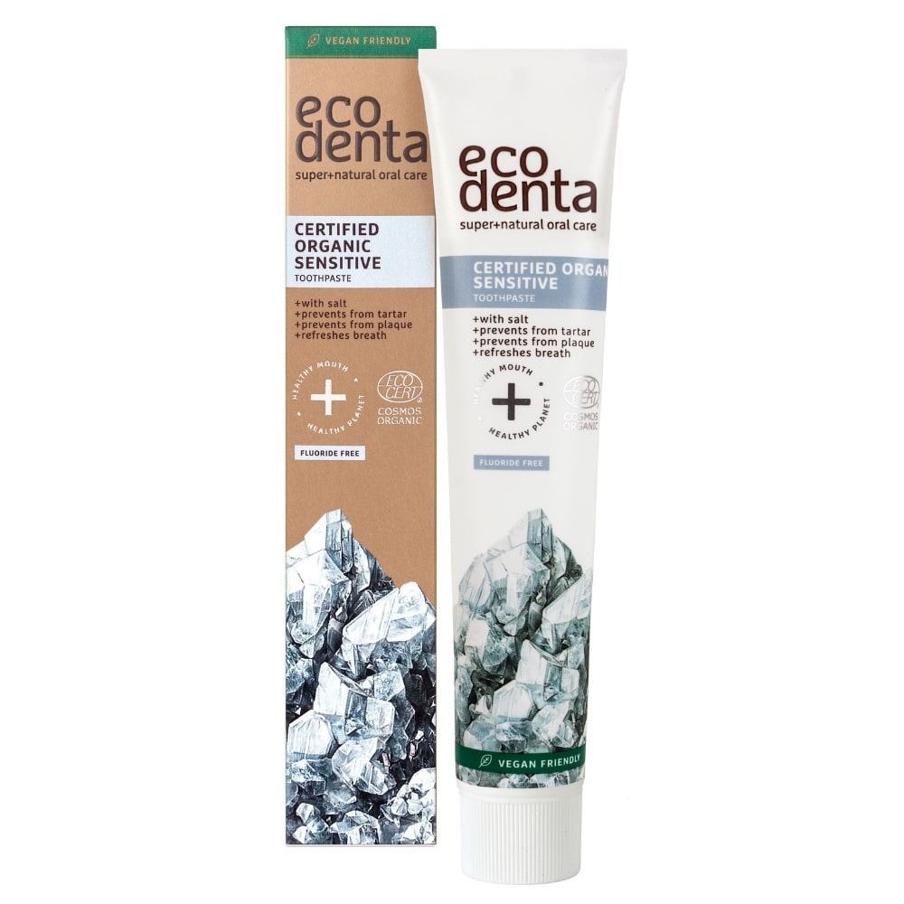 Ecodenta, Certified Organic Sensitive, Protective & Antiplaque, Toothpaste, 75 ml