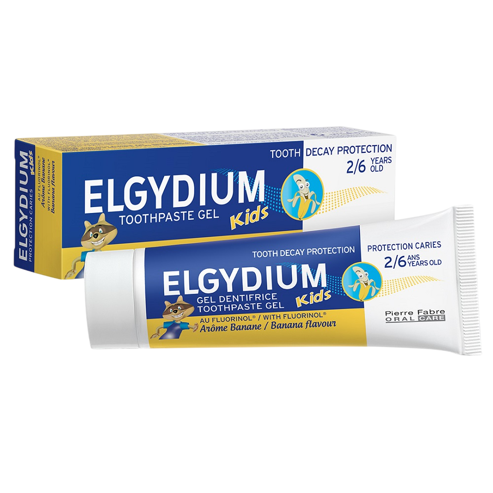 Elgydium, Kids Shark, Fluorinol, Clean, Toothpaste, 50 ml