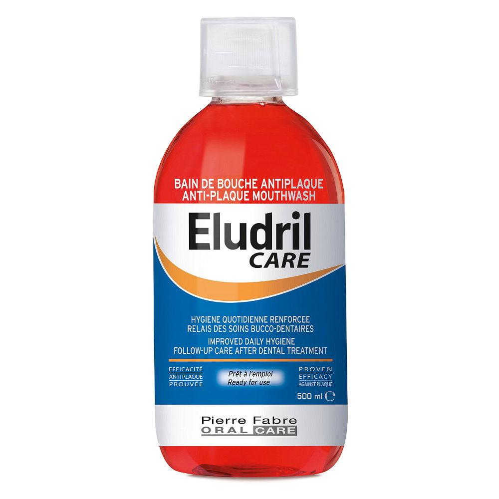 Eludril, Mouthwash, Anti-plaque, 500 ml