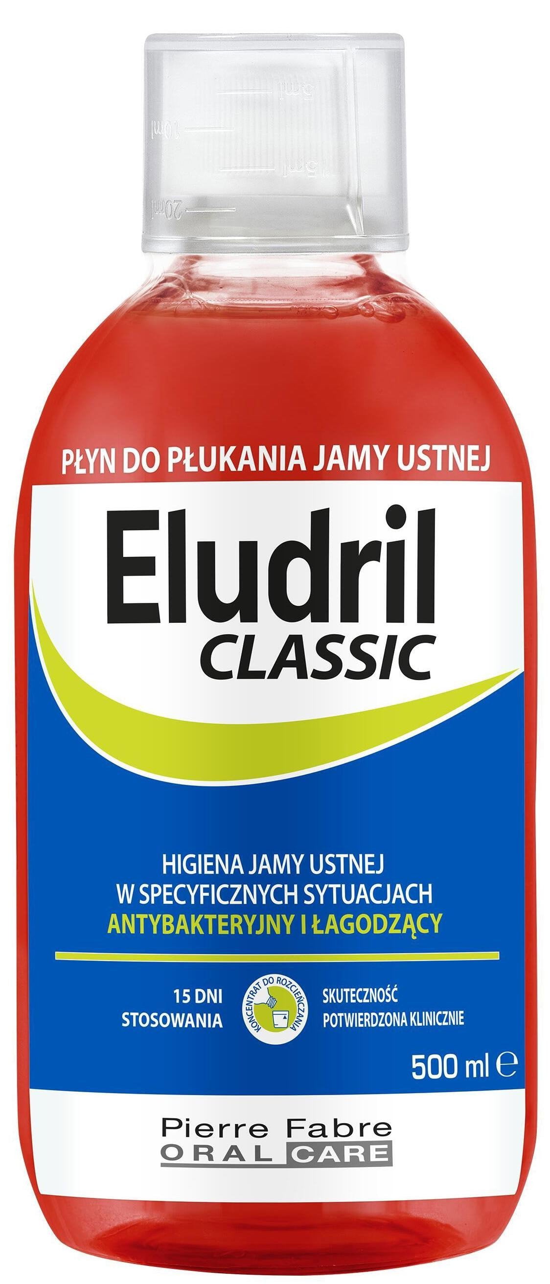 Eludril, Mouthwash, Anti-plaque, 500 ml