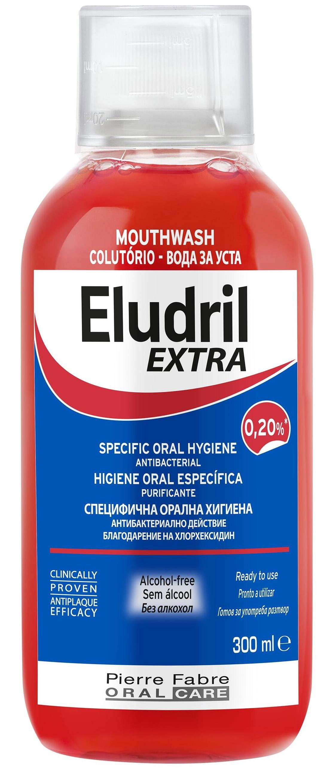 Eludril, Mouthwash, Antibacterial, 300 ml