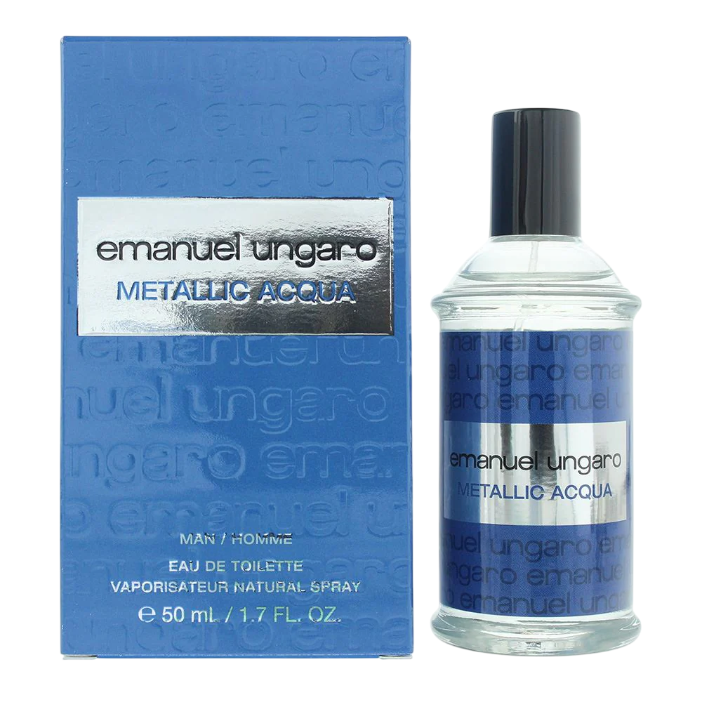 Emanuel Ungaro, Metalic Acqua, Eau De Toilette, For Men, 50 ml