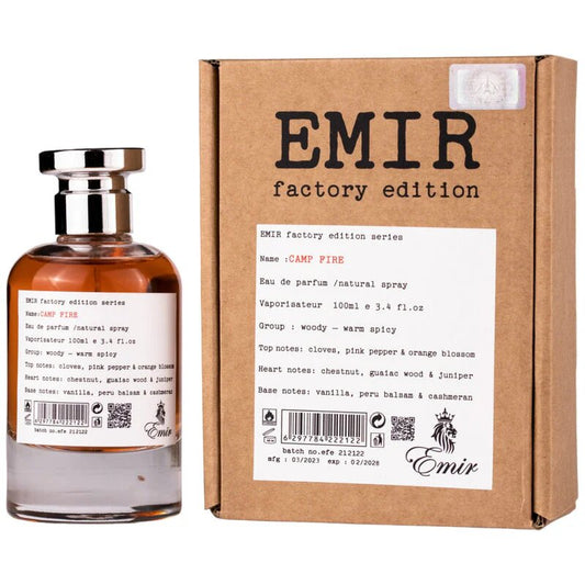 Emir, Camp Fire Factory Edition, Eau De Parfum, Unisex, 100 ml