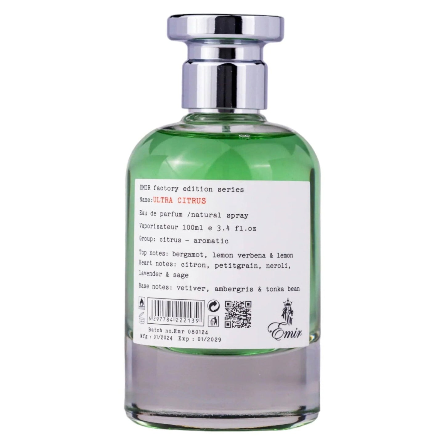 Emir, Ultra Citrus Factory Edition, Eau De Parfum, Unisex, 100 ml