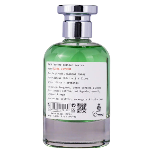 Emir, Ultra Citrus Factory Edition, Eau De Parfum, Unisex, 100 ml