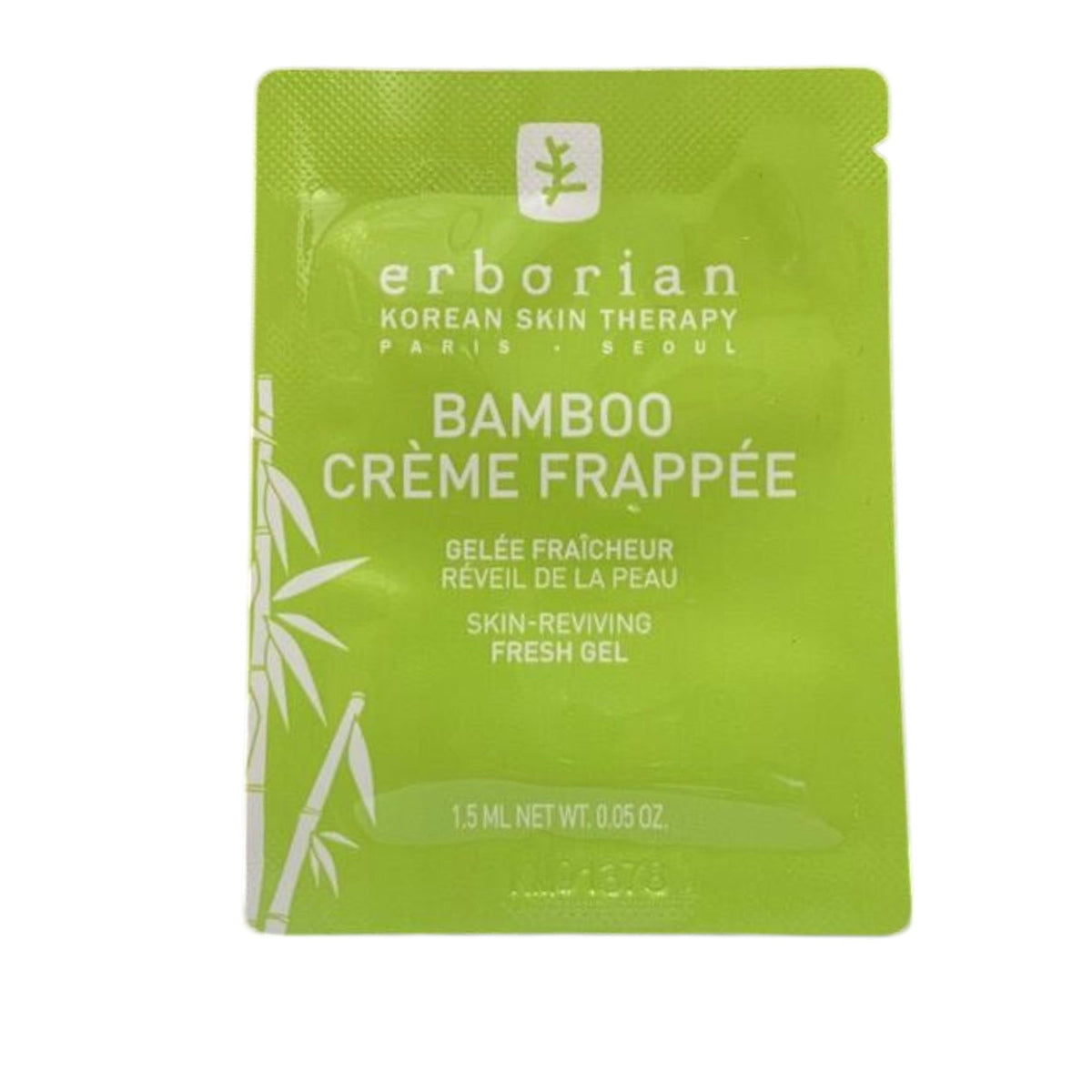 Erborian, Bamboo Creme Frappee, Hydrating, Gel, For Face, 1.5 ml *Sample