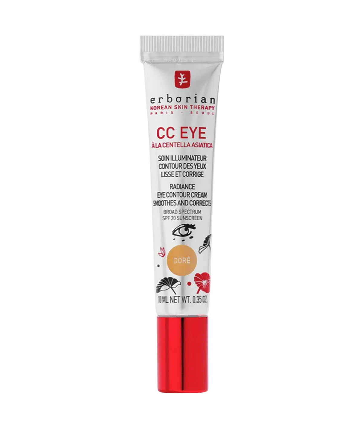 Erborian, CC, Radiance, Eye Cream Concealer, Dore, 10 ml