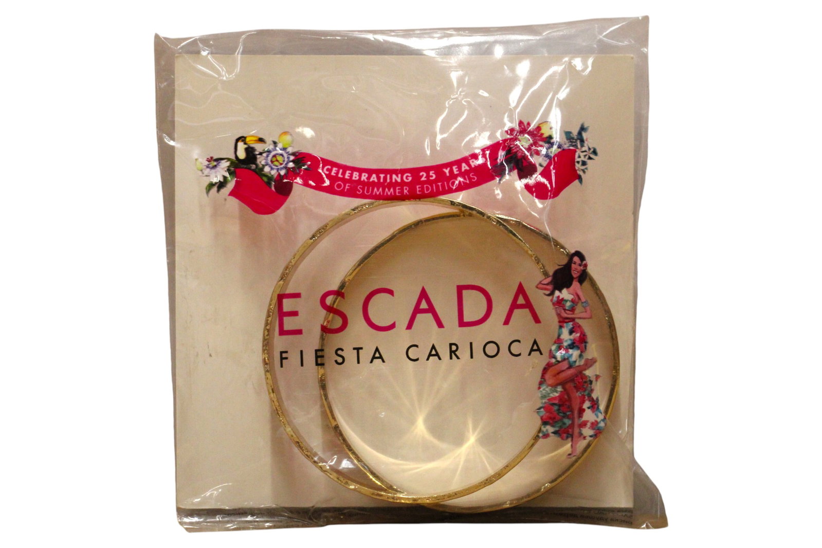 Escada, Summer Limited Edition - Fiesta Carioca, Base Metal Bracelet, Gold, For Women - view 2