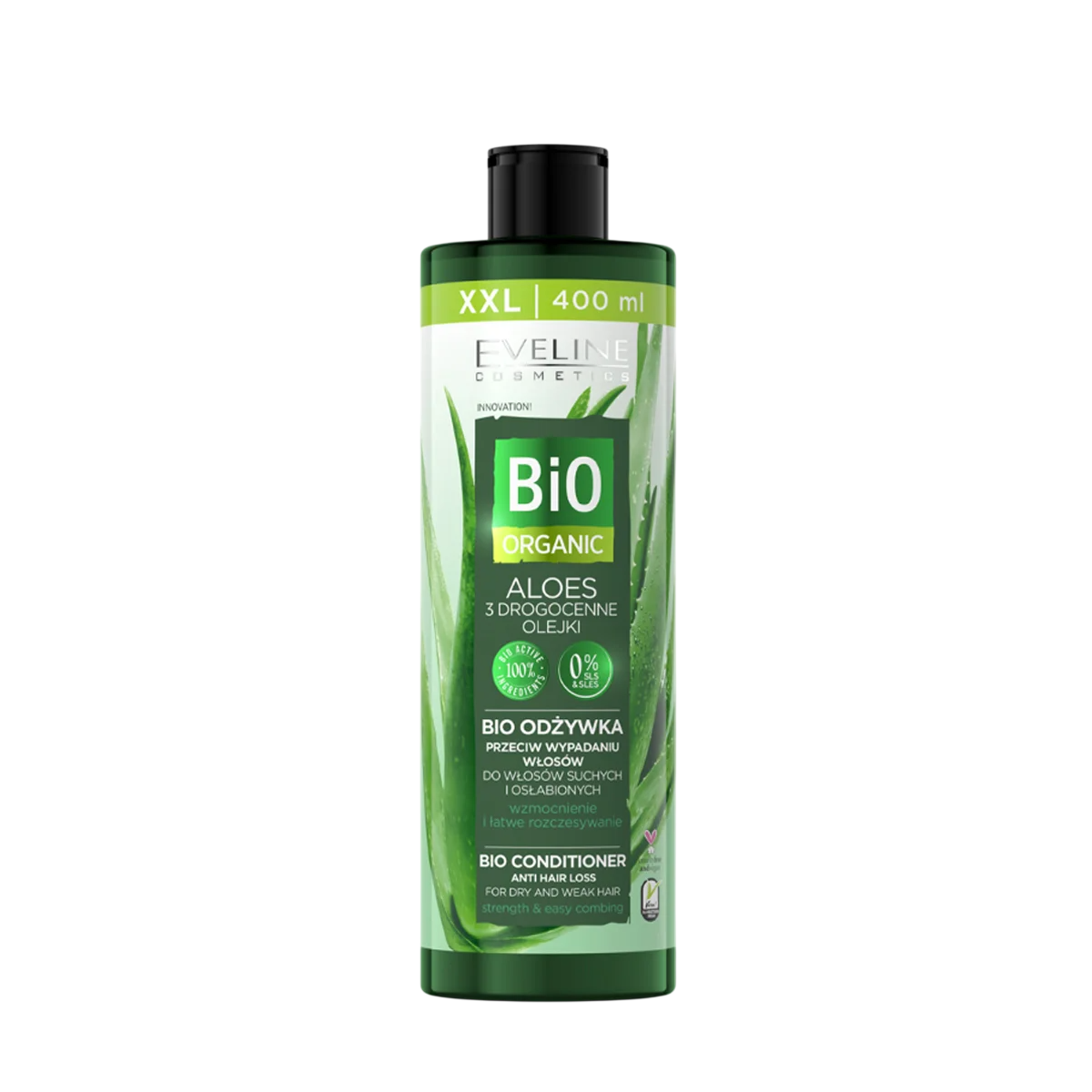 Eveline Cosmetics, Bio Organic, Aloe, Hair Conditioner, Regenerating, 400 ml *Tester