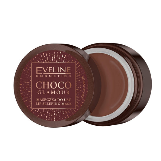 Eveline Cosmetics, Choco Glamour, Regenerating, Night, Lip Mask, 12 ml