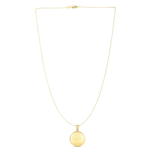 Collar con relicario Árbol de la vida en oro amarillo de 14k