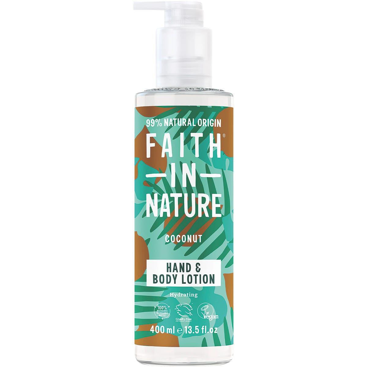 Faith In Nature, Coconut, Hydrating & Softening, Daily, Body Lotion, For Hands & Body, 400 ml