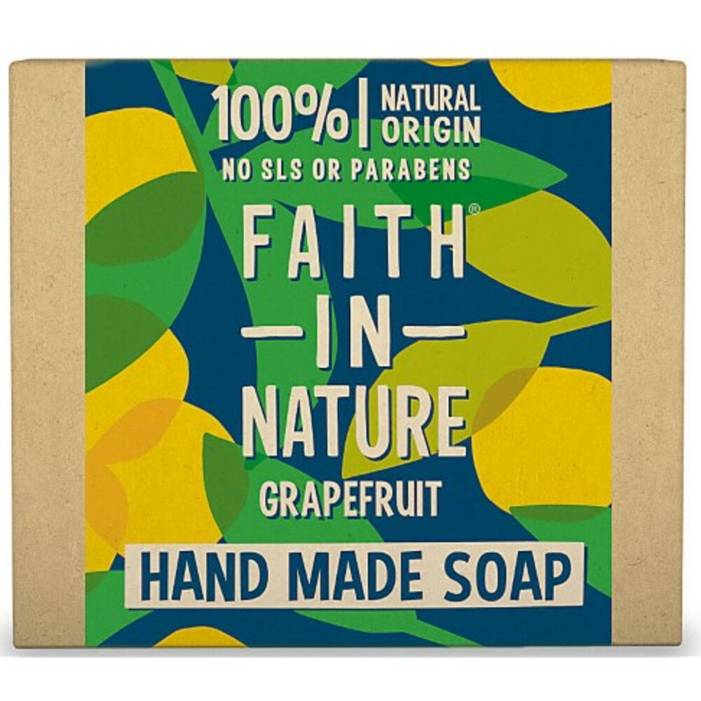 Faith In Nature, Grapefruit, Cleansing & Moisturising, Soap Bar, 100 g