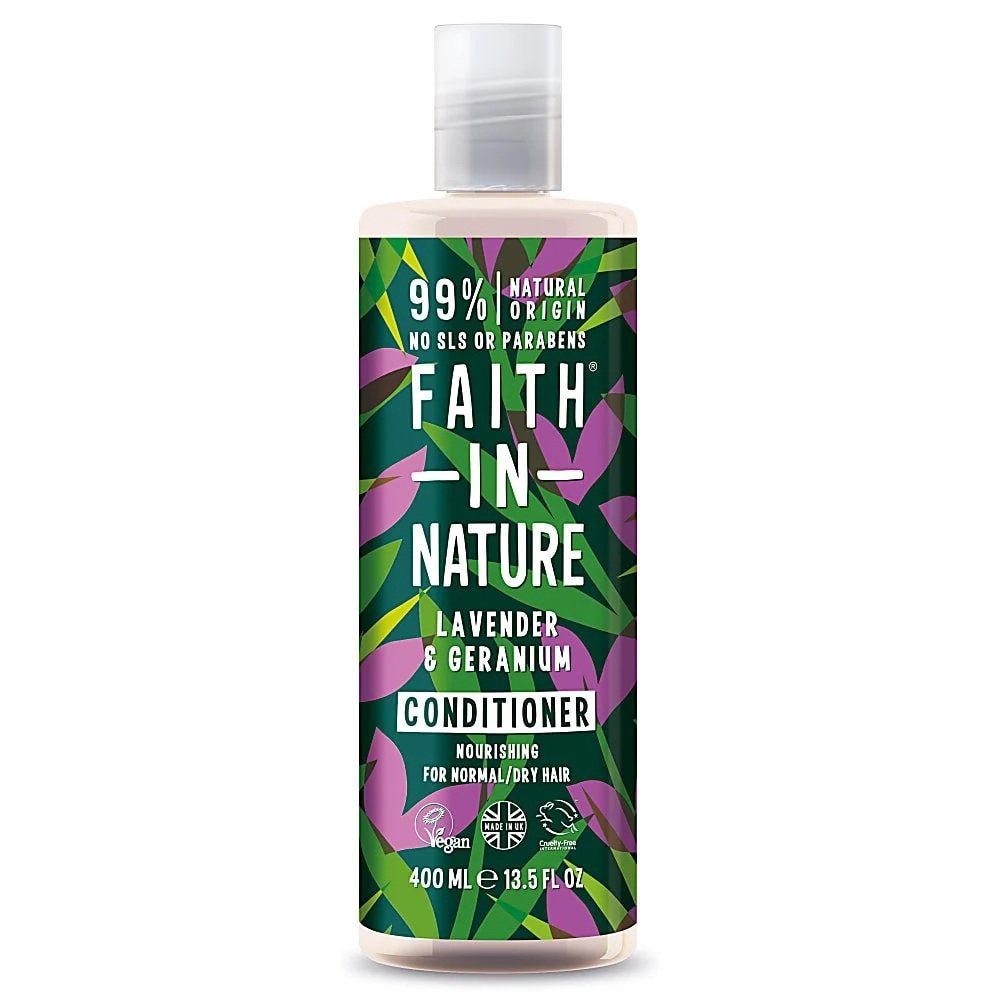 Faith In Nature, Lavender & Geranium, Hair Conditioner, Nourishing, 400 ml