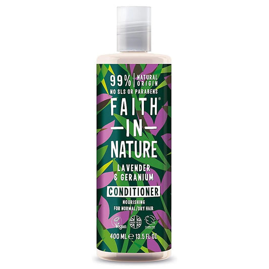 Faith In Nature, Lavender & Geranium, Hair Conditioner, Nourishing, 400 ml