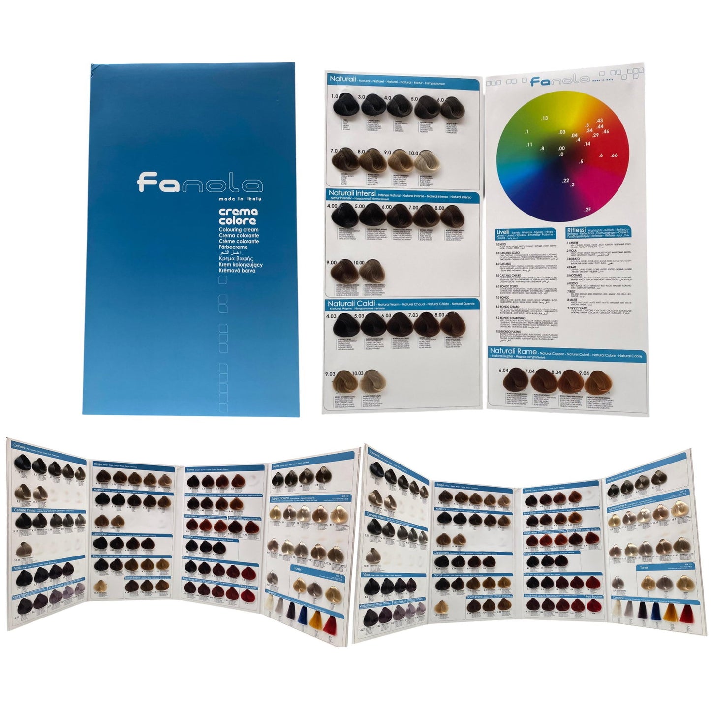 Fanola, Crema Colore, Hair Colour Chart - view 2