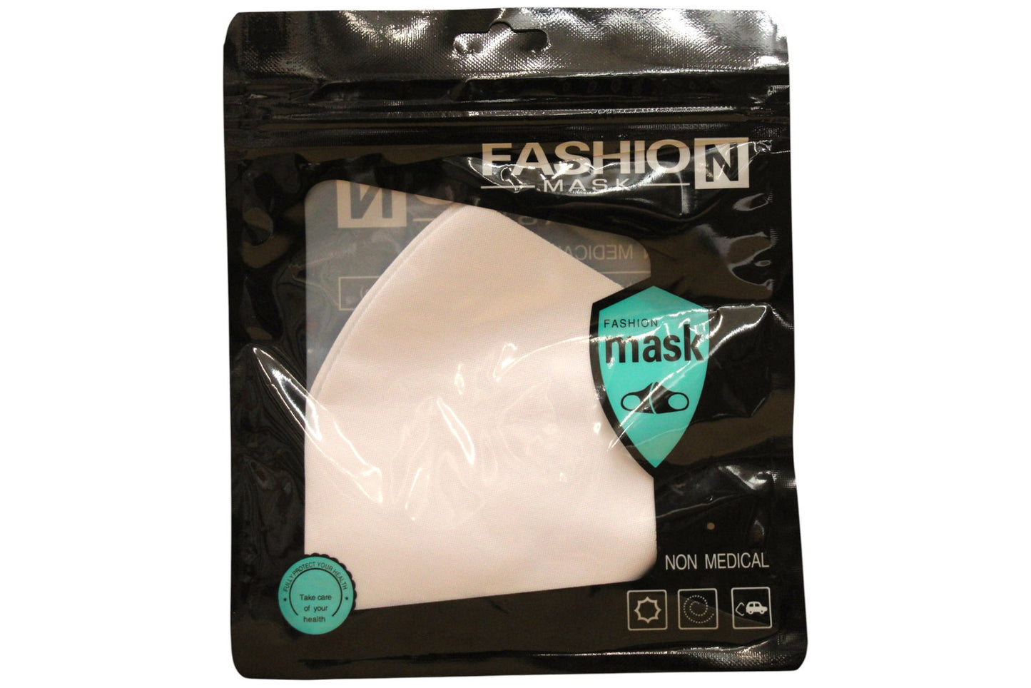 Fashion, Fashion, Textile Mask, White, Reusable, Unisex