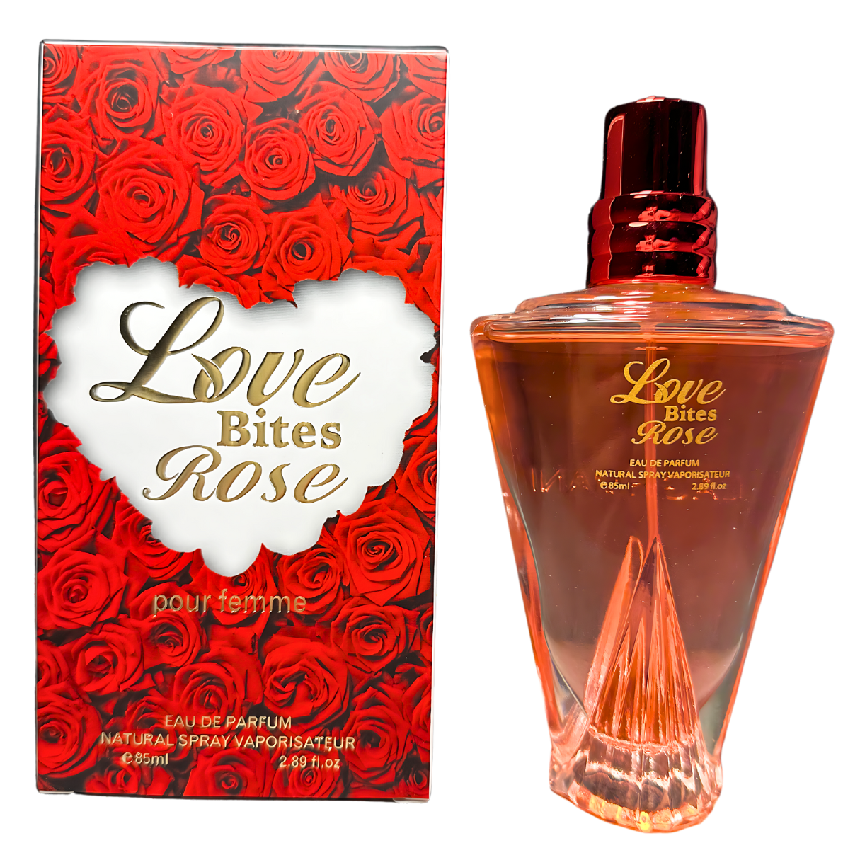 Fine Perfumery, Love Bites Rose, Eau De Parfum, For Women, 85 ml