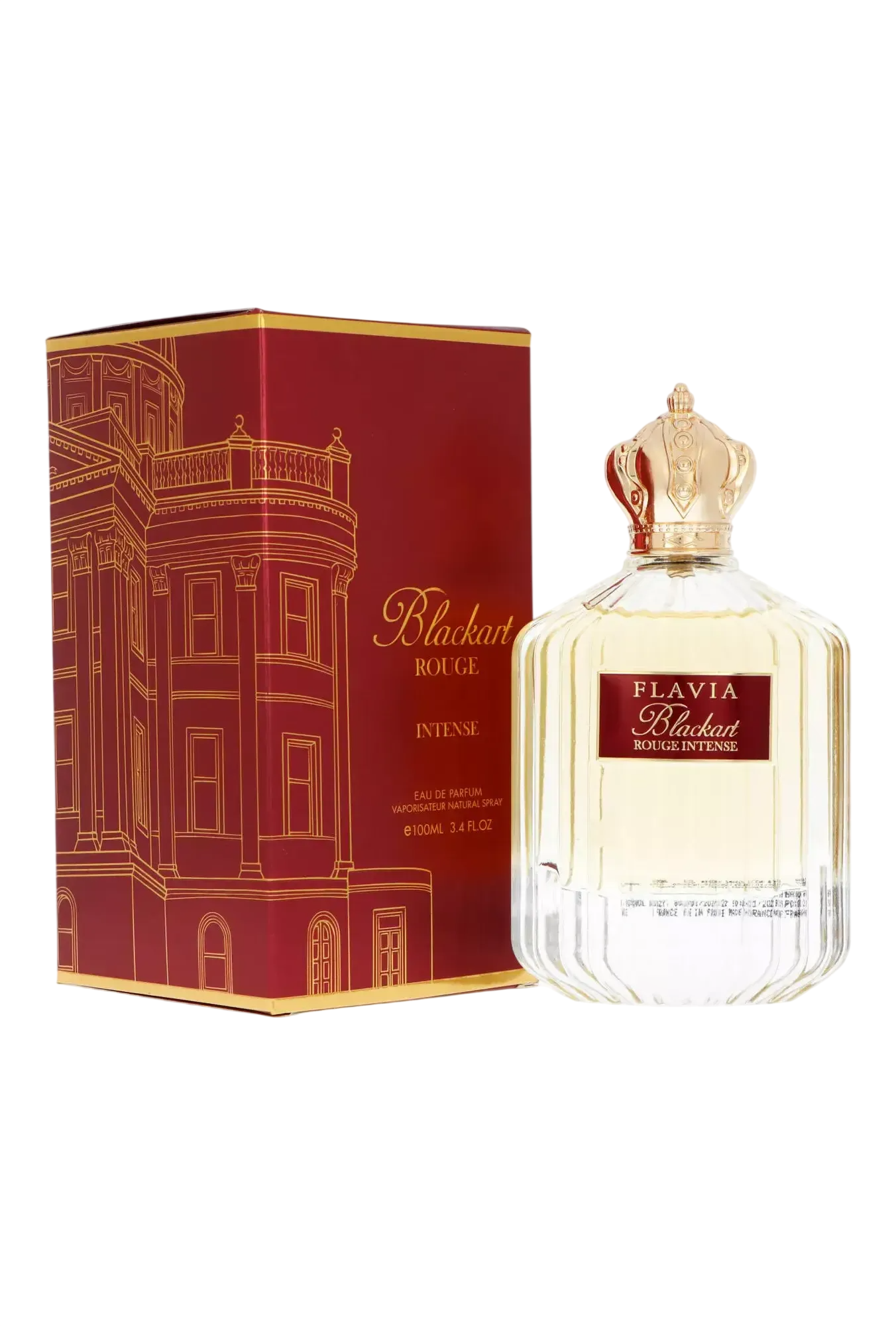 Flavia Perfumes, Blackart Rouge Intense, Eau De Parfum, Unisex, 100 ml