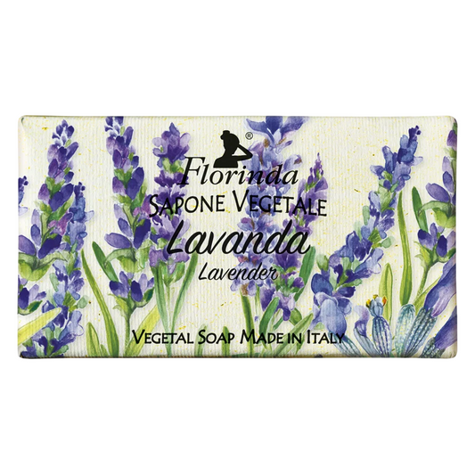 Florinda, Lavender, Vegan, Hydrating & Cleansing, Floral, Scented Soap Bar, Body, 100 g