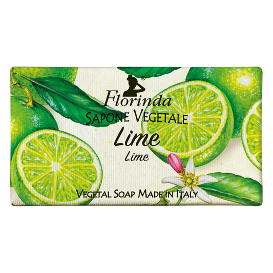 Florinda, Lime, Vegan & Cruelty-Free, Cleansing & Moisturising, Soap Bar, Body, 100 g