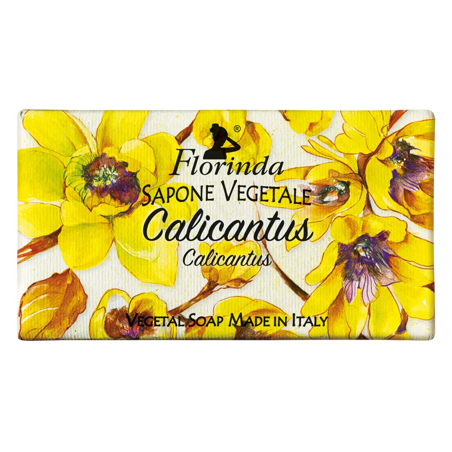 Florinda, Calicantus, Vegan, Hydrating, Scented Soap Bar, Body, 100 g