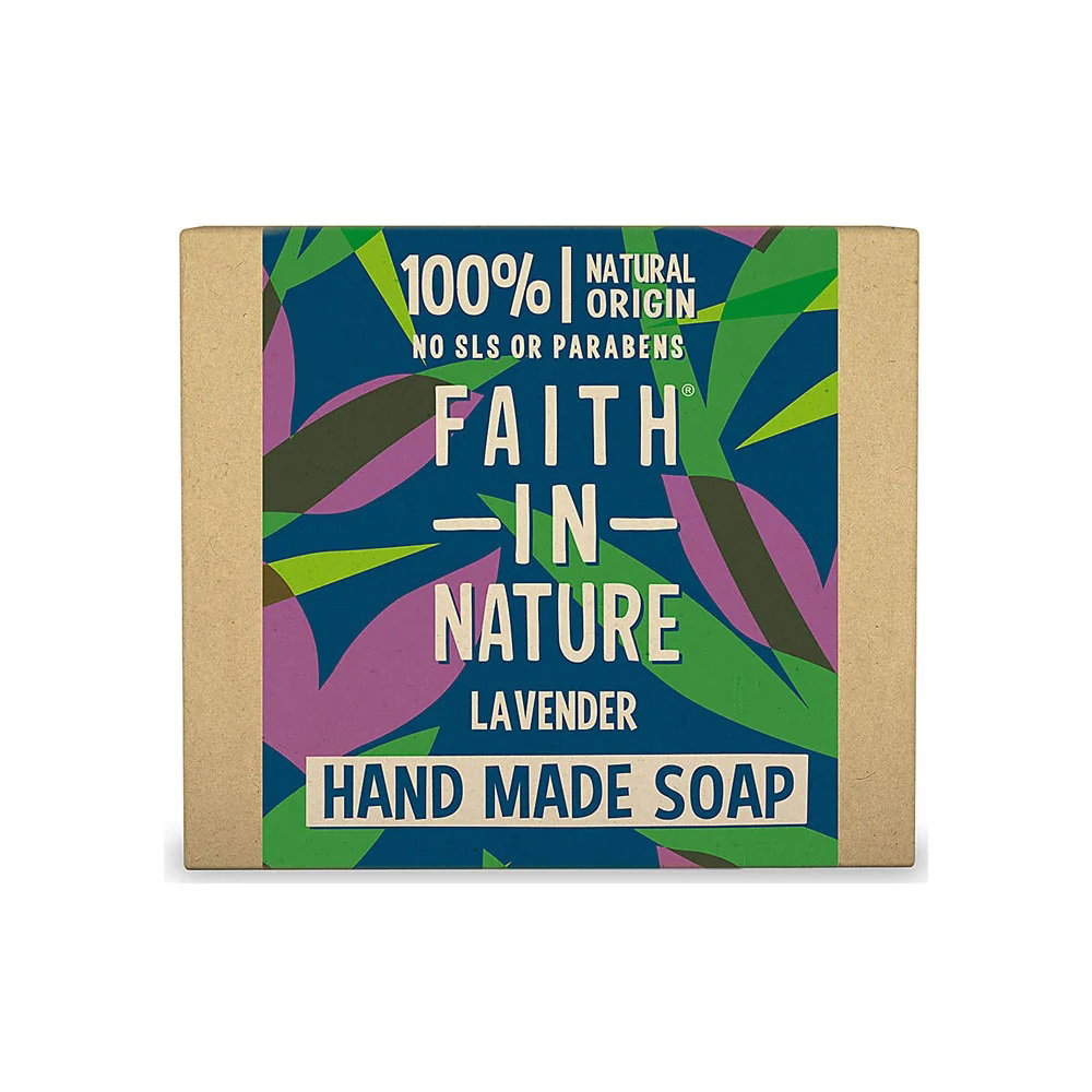 Faith In Nature, Lavender, Cleansing & Moisturising, Soap Bar, 100 g