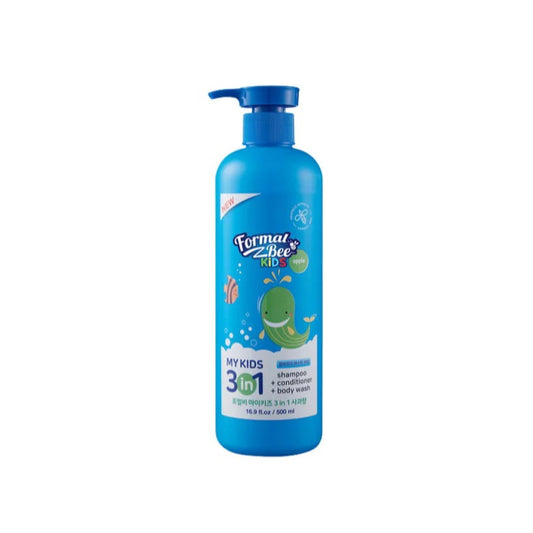 Formal Bee, 3in1 Apple, Hair Shampoo, Conditioner & Shower Gel 3-In-1, 500 ml
