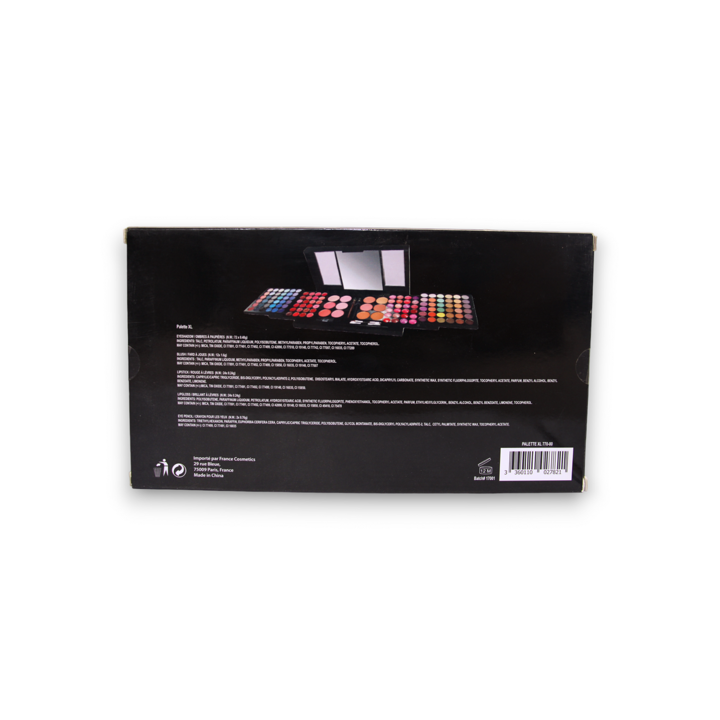 France Cosmetics , France Cosmetics , Face Palette, 72 + 12 + 24 + 24 + 2 pcs, 67 g - view 3