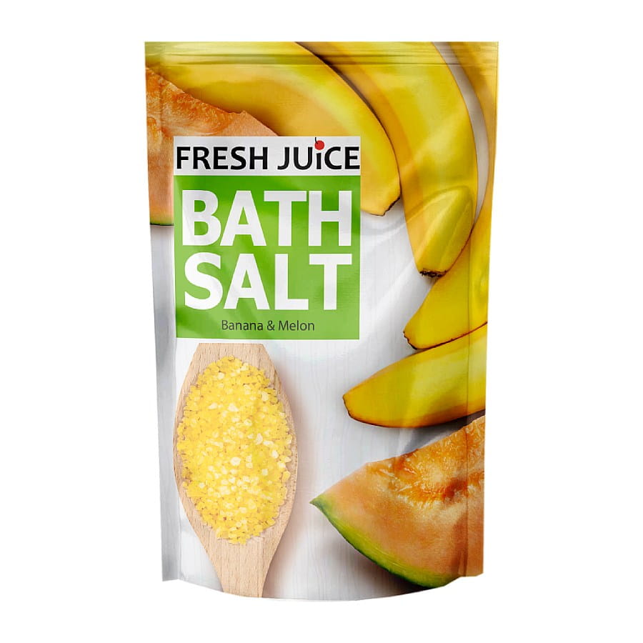 Fresh Juice, Banana & Melon, Bath Salt, 500 g