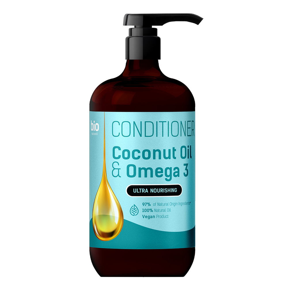 Bio Naturell, Bio Naturell, Coconut Oil & Omega 3, Hair Shampoo, Nourishing, Hydrating, 946 ml