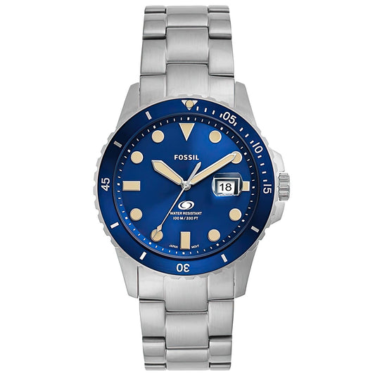 Fossil para hombre, buzo azul