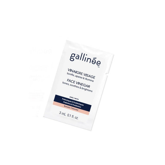 Gallinee, Microbiome Skincare, Apple Cider Vinegar, Tones/Soothes & Brightens, Tonic Lotion, For Face, 3 ml