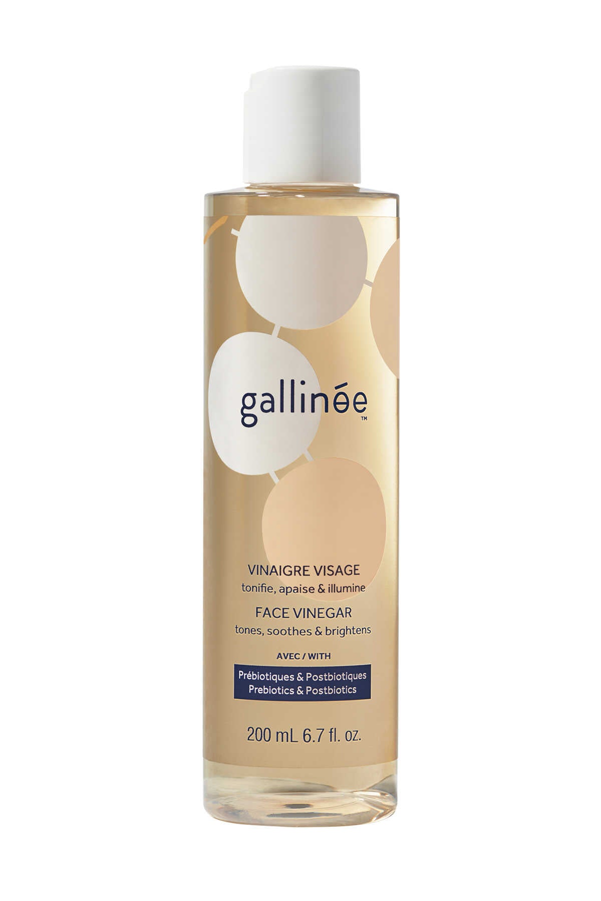 Gallinee, Microbiome Skincare, Prebiotics & Postbiotics, Tones/Soothes & Brightens, Day & Night, Lotion, For