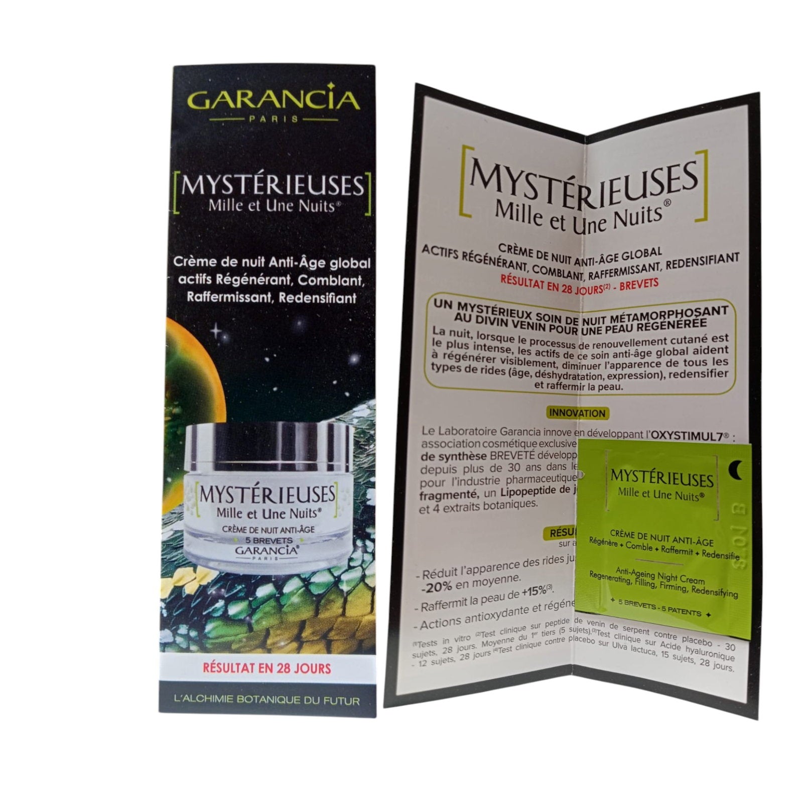 Garancia, Mysterieuses Mille et Une Nuits, Anti-Ageing, Night, Cream, For Face, 1 ml *Sample - view 2
