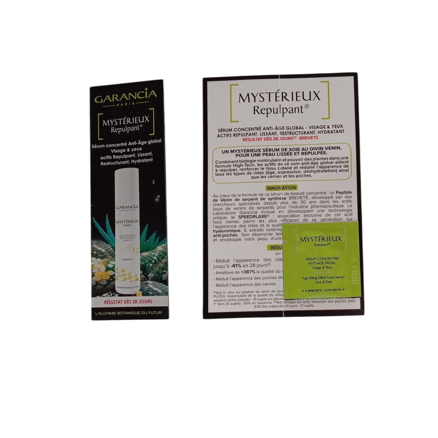 Garancia, Mysterieux Repulpant, Silicone Free, Anti-Ageing, Serum, For Face & Eyes, 1 ml *Sample - view 2