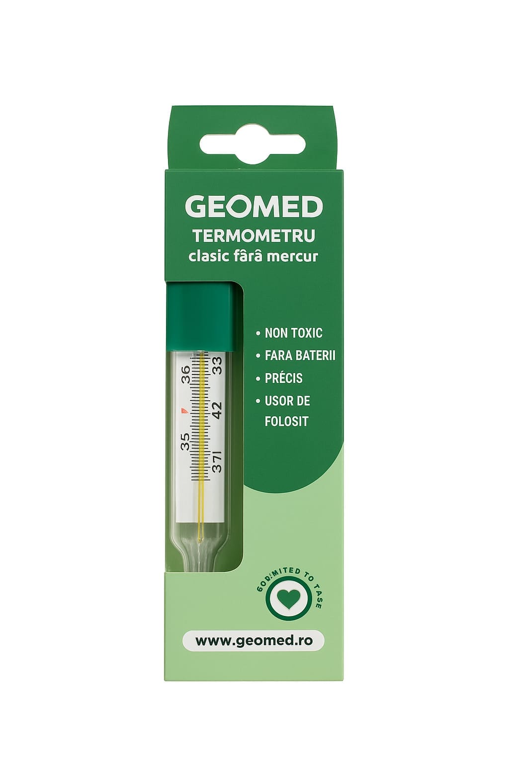 Geomed, Geomed, Mercur Free, Thermometer, Under Arm