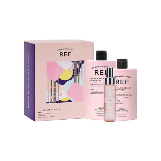 Gift Box Set Ref Stockholm: Illuminate Colour, Acai Oil, Hair Shampoo, Enhances Shine, 285 ml + Illuminate