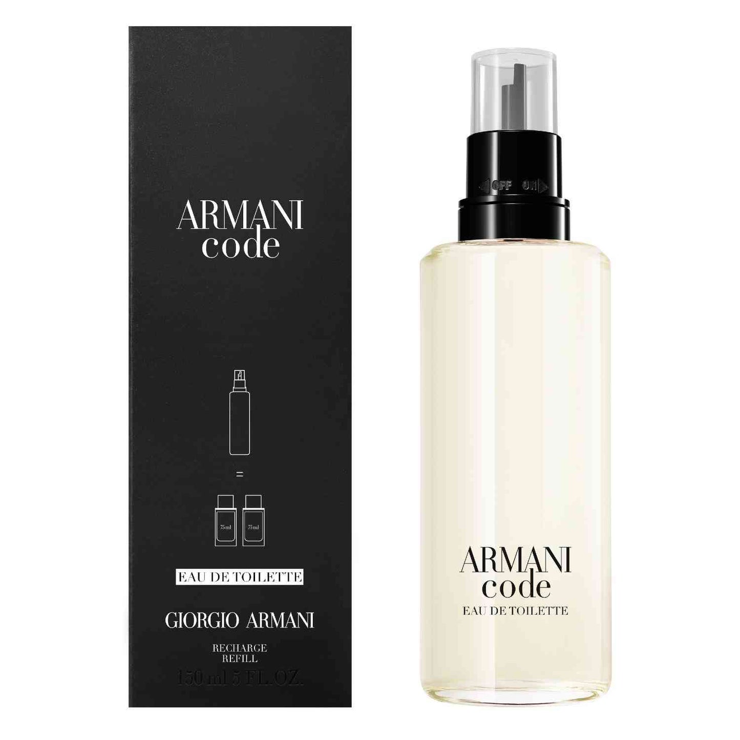 Giorgio Armani, Code, Eau De Toilette, For Men, Refill, 150 ml