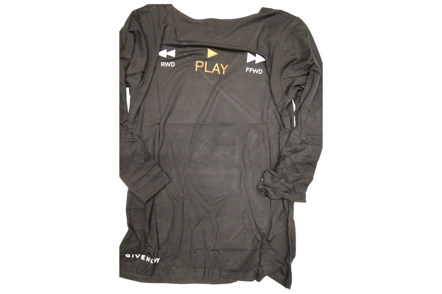 Givenchy, Play, Long Sleeve, Unisex Textile T-Shirt, For Women, Size M - view 3