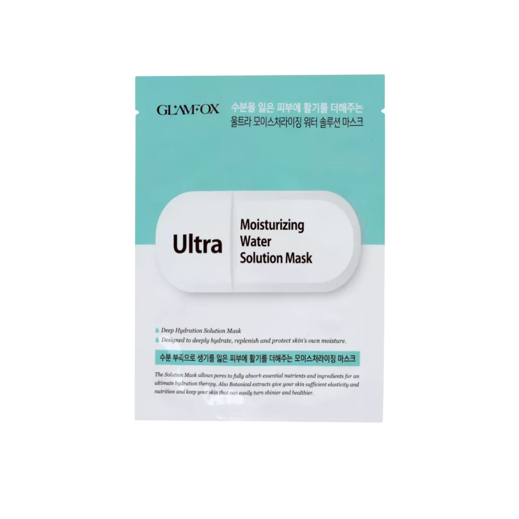 Glamfox, Ultra, Moisturising, Sheet Mask, For Face, 25 g