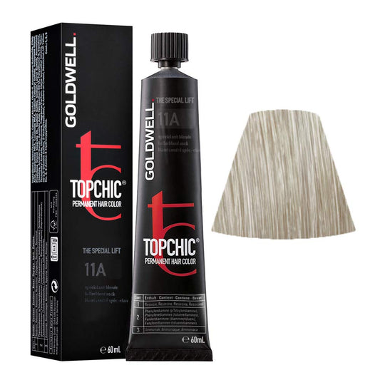 Goldwell, TopChic, Permanent Hair Dye, 11A Special Ash Blonde, 60 ml