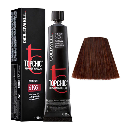 Goldwell, TopChic, Permanent Hair Dye, 6Kg Dark Copper Blonde, 60 ml